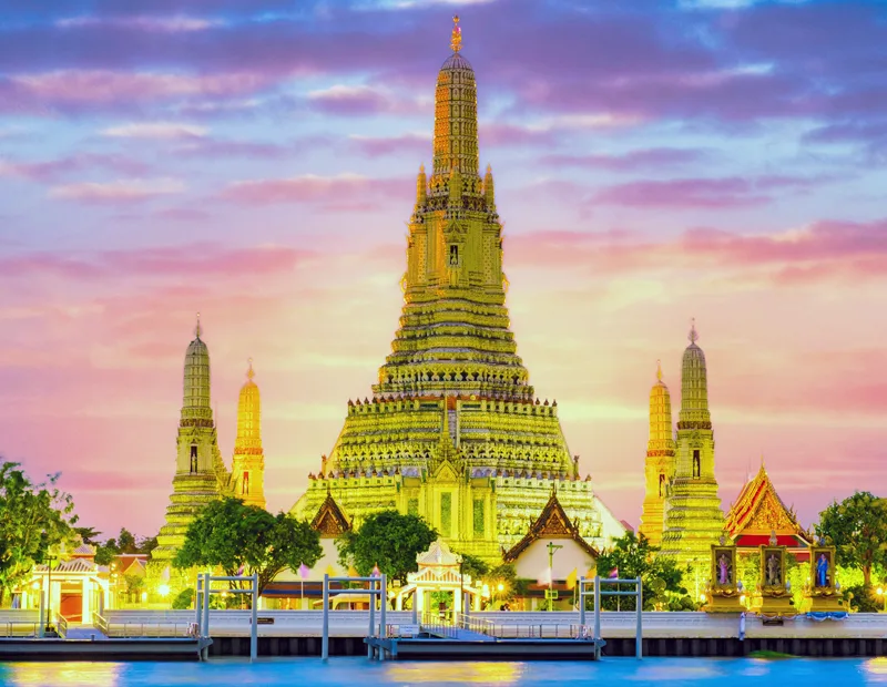 Street food market experience in Thailand