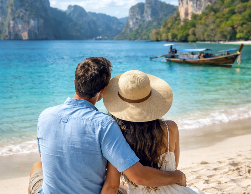 Thailand itinerary for couples with island and city travel ideas