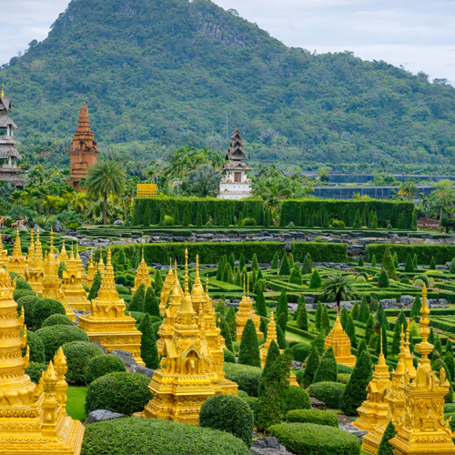 Nong Nooch Tropical Garden near Pattaya in Thailand