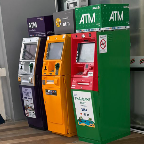 ATM machines in Thailand for cash withdrawal using international bank cards