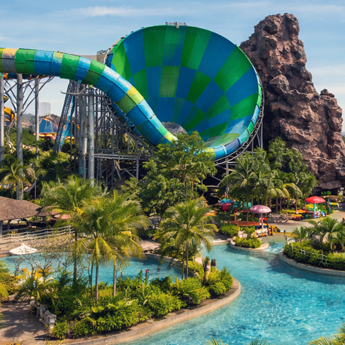 Vana Nava Hua Hin water park in Hua Hin Thailand